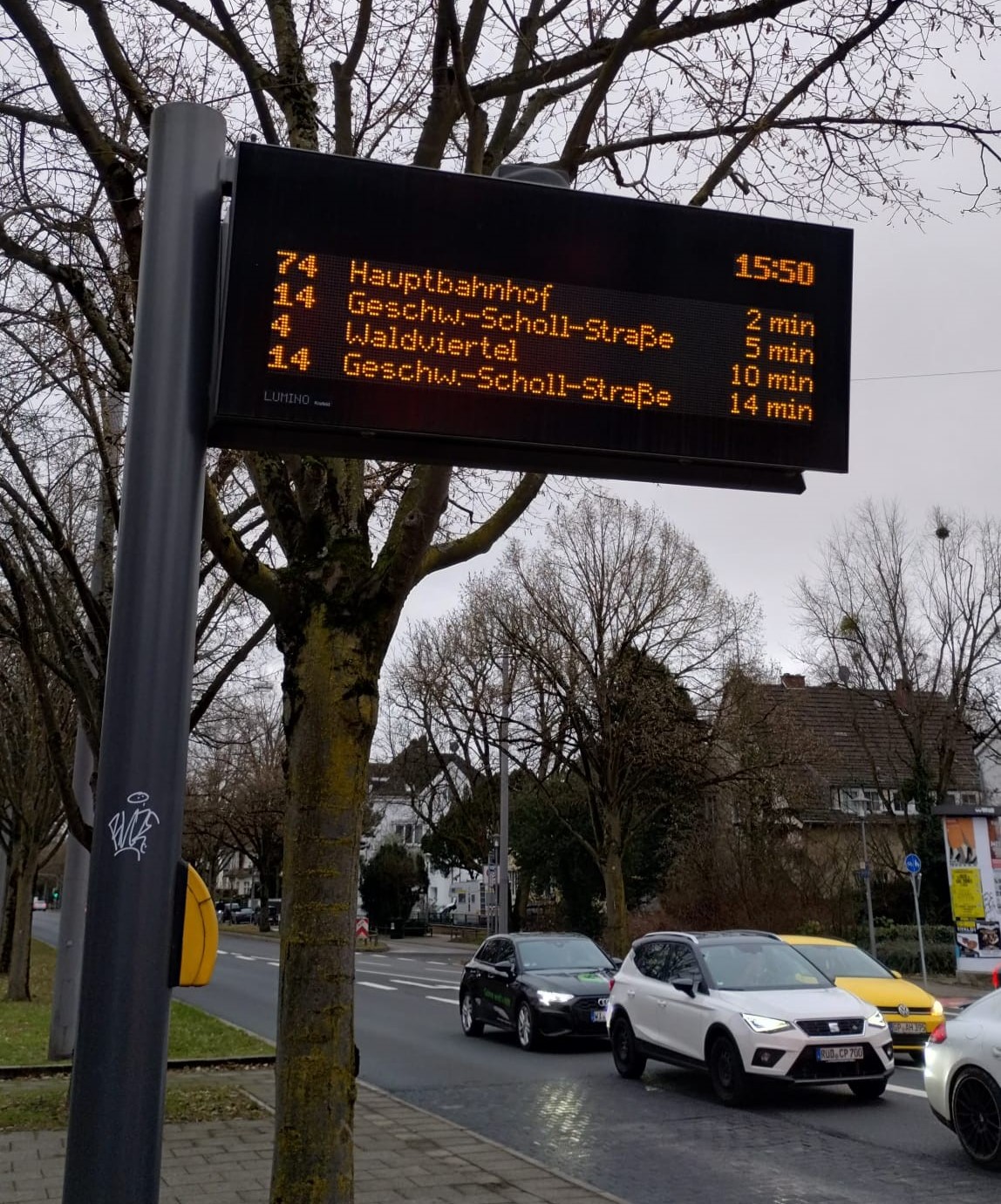 Painel inteligente na Alemanha